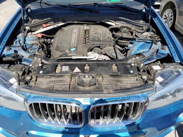 5UXXW7C54G0M91095 - 2016 BMW X4 XDRIVEM BLUE photo 7