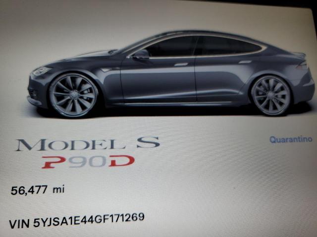 5YJSA1E44GF171269 - 2016 TESLA MODEL S Boz foto 8