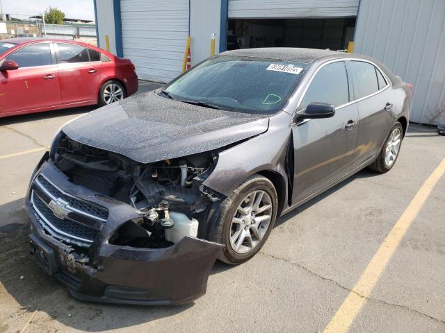 1G11D5RR1DF112955 - 2013 CHEVROLET MALIBU 1LT ნაცრისფერი ფოტო 2