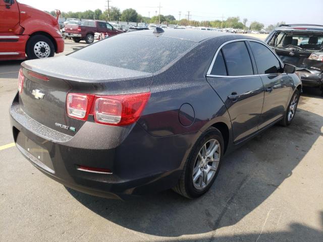 1G11D5RR1DF112955 - 2013 CHEVROLET MALIBU 1LT ნაცრისფერი ფოტო 4