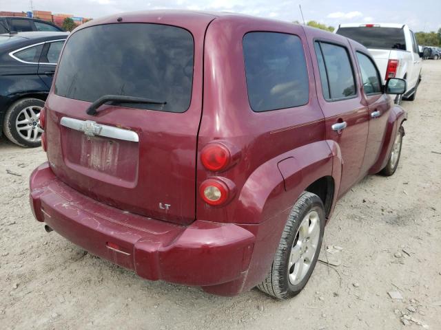 3GNDA23D77S604017 - 2007 CHEVROLET HHR LT MAROON photo 4