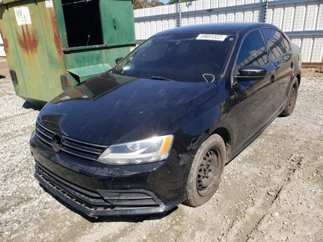 3VW2K7AJ3FM333699 - 2015 VOLKSWAGEN JETTA BASE 黑色 照片 2