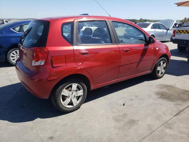 KL1TD66647B780719 - 2007 CHEVROLET AVEO BASE RED photo 4