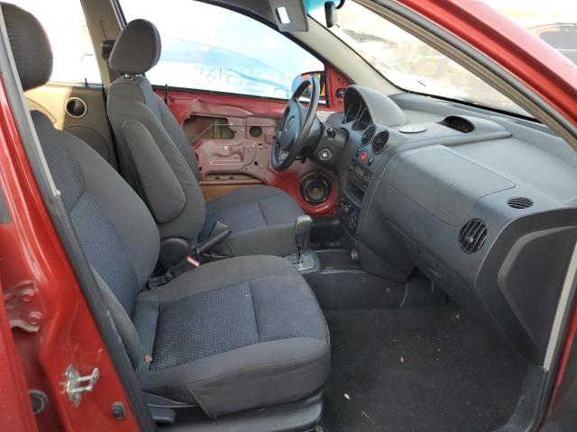 KL1TD66647B780719 - 2007 CHEVROLET AVEO BASE RED photo 5