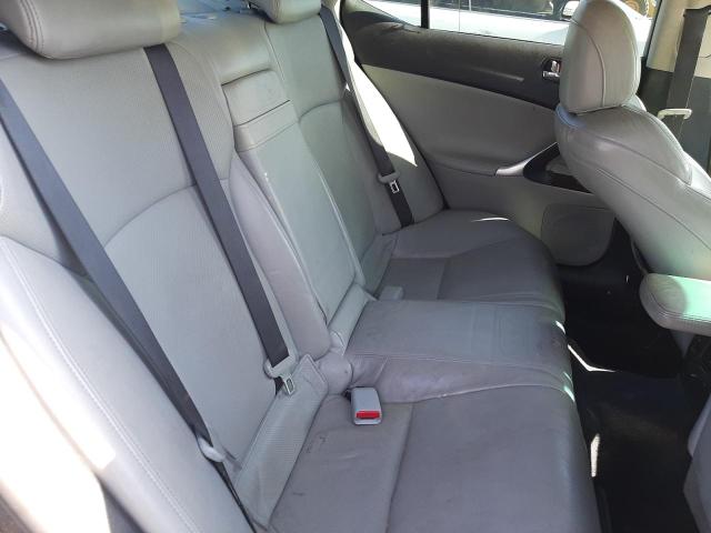 JTHBK262065003420 - 2006 LEXUS IS 250 GRAY photo 6