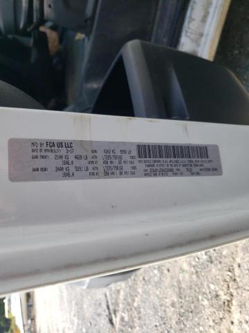 3C6URVJG5HE536002 - 2017 RAM PROMASTER WHITE photo 10