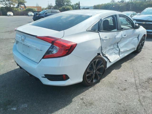 2HGFC2F83MH525289 - 2021 HONDA CIVIC SPOR WHITE photo 4