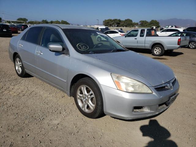 JHMCM56397C004457 - 2007 HONDA ACCORD SE SILVER photo 1