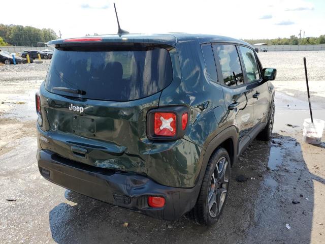 ZACNJCAB3MPM41574 - 2021 JEEP RENEGADE S GREEN photo 4
