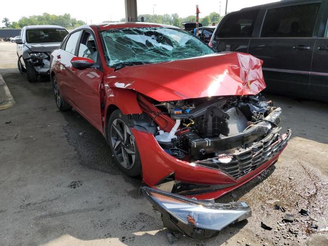 KMHLP4AG3PU381661 - 2023 HYUNDAI ELANTRA LI RED photo 1