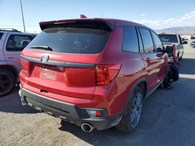 5FNYF7H58NB002954 - 2022 HONDA PASSPORT E 红色 照片 4