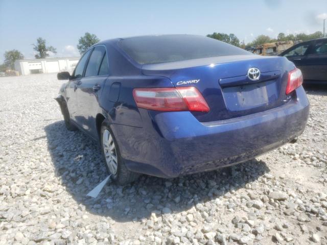 4T1BE46K37U121548 - 2007 TOYOTA CAMRY CE BLUE photo 3