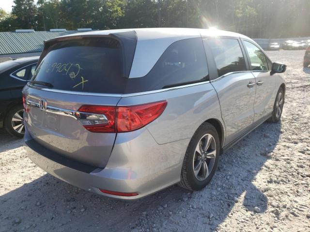 5FNRL6H22JB045161 - 2018 HONDA ODYSSEY LX SILVER photo 4