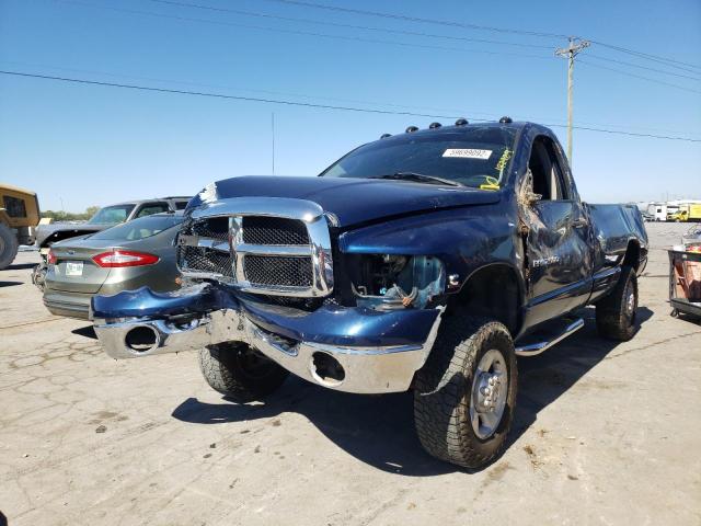 3D7KU26C43G830805 - 2003 DODGE RAM 2500 S BLUE photo 2