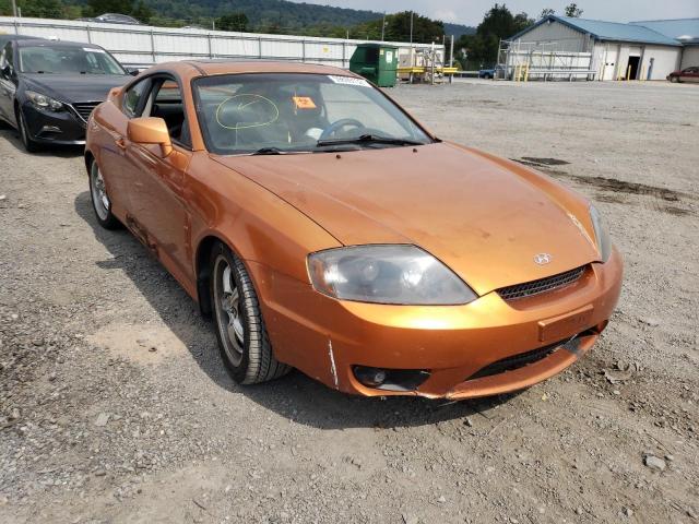 KMHHN65FX6U191850 - 2006 HYUNDAI TIBURON GT ORANGE photo 1