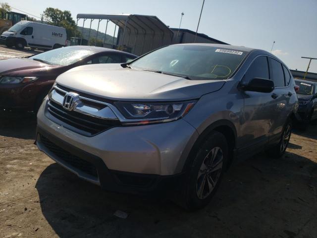 2HKRW5H33KH412534 - 2019 HONDA CR-V LX SILVER photo 2