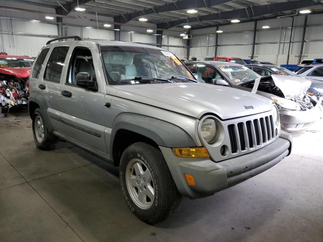 1J4GL48K87W543312 - 2007 JEEP LIBERTY SP BLUE photo 1