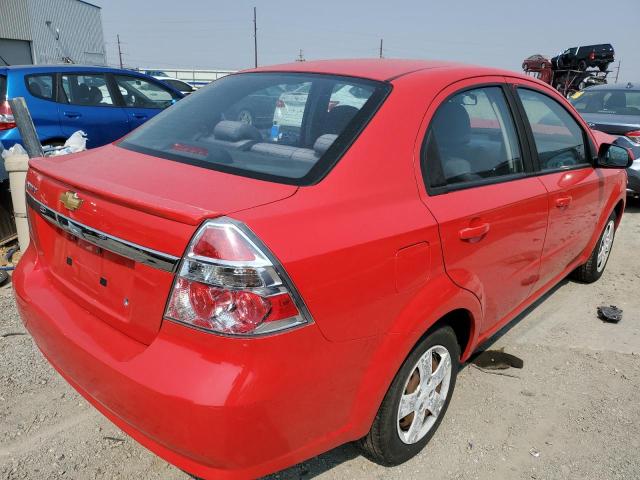 KL1TD5DE4AB092036 - 2010 CHEVROLET AVEO LS 红色 照片 4