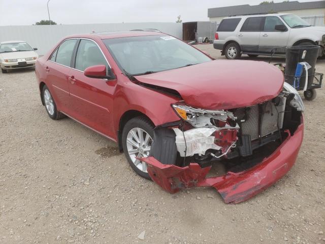 4T1BK1FK8CU523454 - 2012 TOYOTA CAMRY 4D 2 RED photo 1