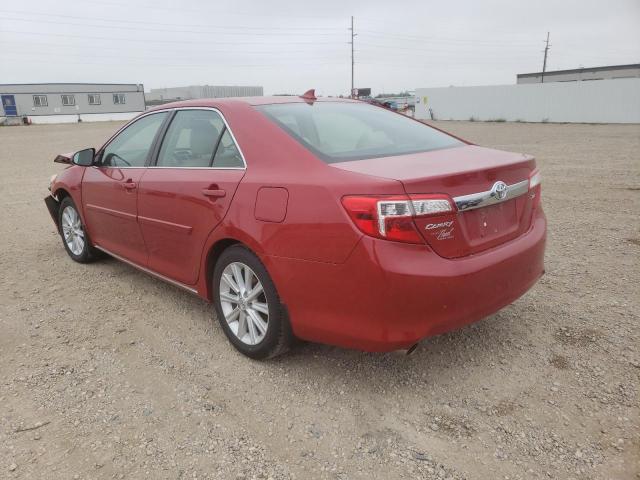 4T1BK1FK8CU523454 - 2012 TOYOTA CAMRY 4D 2 RED photo 3