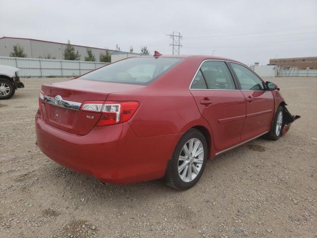 4T1BK1FK8CU523454 - 2012 TOYOTA CAMRY 4D 2 RED photo 4