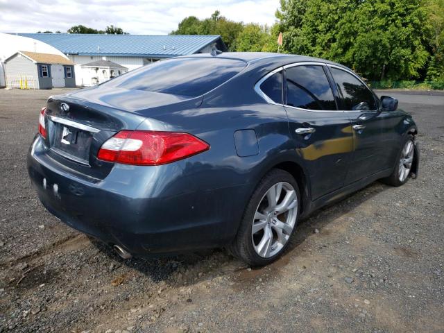 JN1BY1AR7CM396657 - 2012 INFINITI M37 X BLUE photo 4