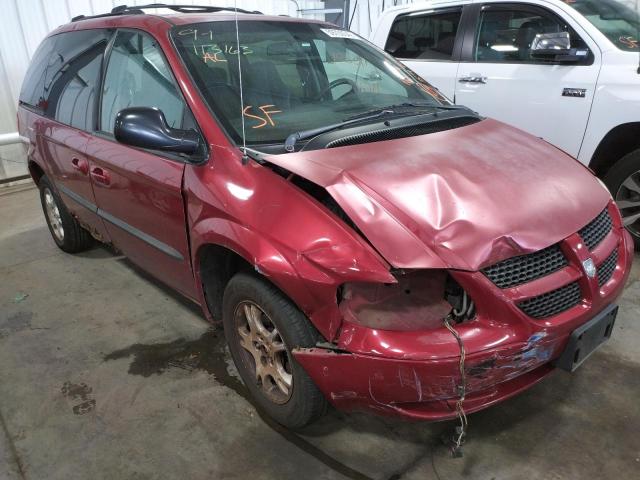 1D4GP45R64B503862 - 2004 DODGE CARAVAN RED photo 1