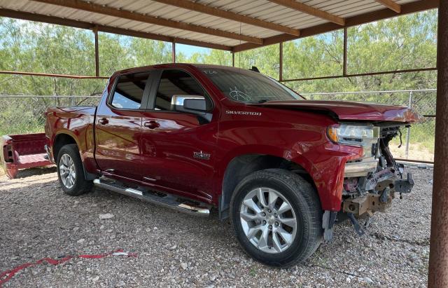 1GCPWCED2LZ104645 - 2020 CHEVROLET SILVERADO BURGUNDY photo 1