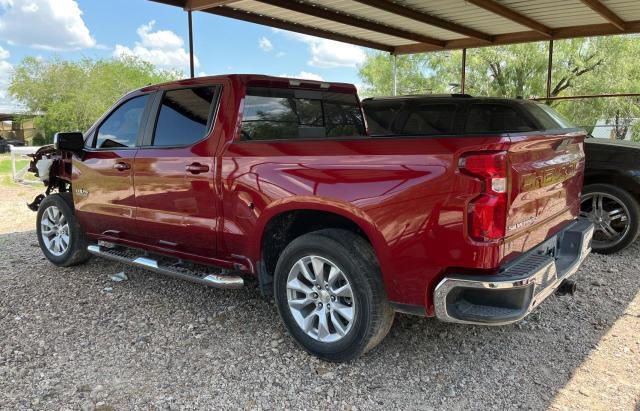 1GCPWCED2LZ104645 - 2020 CHEVROLET SILVERADO BURGUNDY photo 3