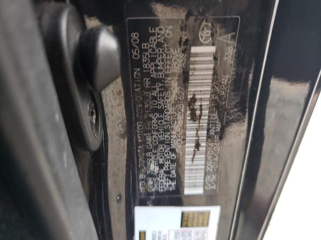 JTKDE167690281627 - 2009 TOYOTA SCION TC შავი ფოტო 10