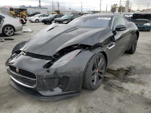 SAJDD1GX8KCK59739 - 2019 JAGUAR F-TYPE BLACK photo 2