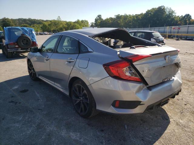 2HGFC2F87LH554826 - 2020 HONDA CIVIC SPOR SILVER photo 3