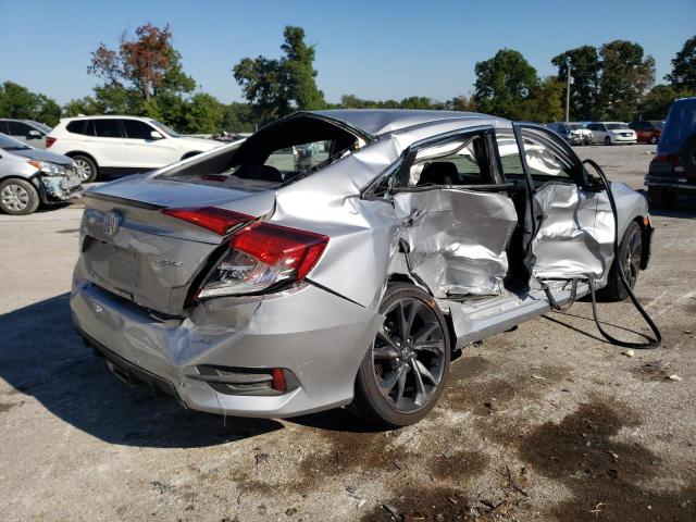 2HGFC2F87LH554826 - 2020 HONDA CIVIC SPOR SILVER photo 4
