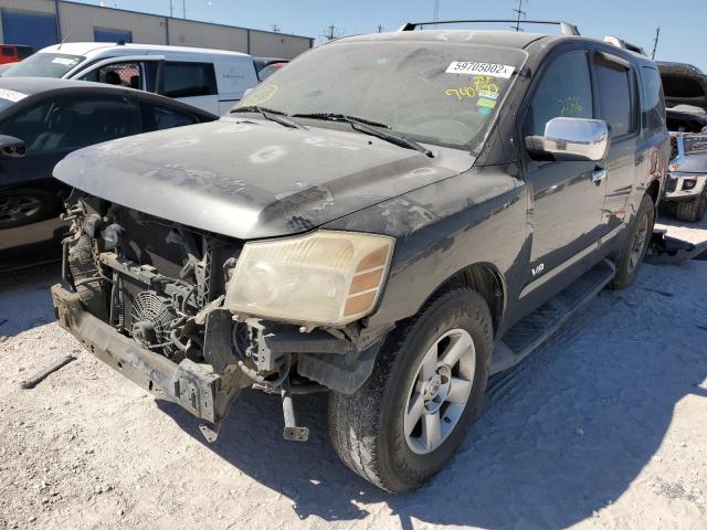 5N1AA08A66N740870 - 2006 NISSAN ARMADA SE SILVER photo 2