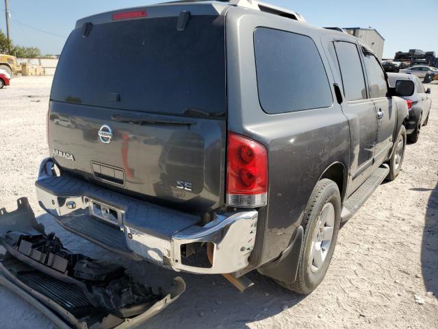 5N1AA08A66N740870 - 2006 NISSAN ARMADA SE SILVER photo 4