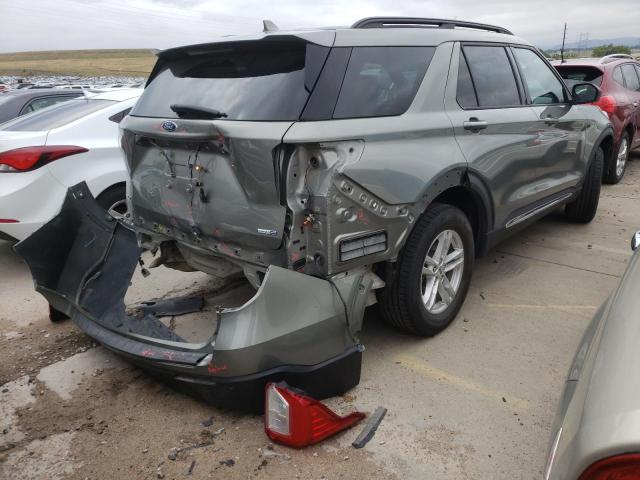 1FMSK8DH1LGB99679 - 2020 FORD EXPLORER X GRAY photo 4