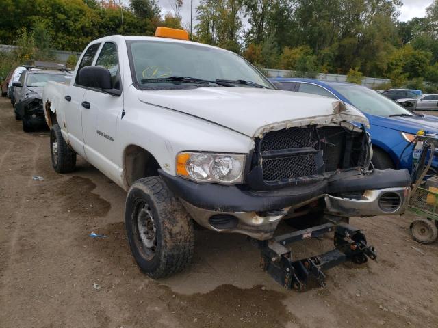 1D7KU28DX3J614641 - 2003 DODGE RAM 2500 S WHITE photo 1