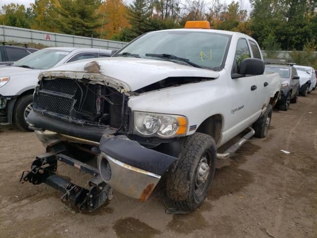 1D7KU28DX3J614641 - 2003 DODGE RAM 2500 S WHITE photo 2