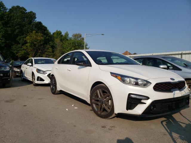 3KPF34AD5ME392481 - 2021 KIA FORTE GT L WHITE photo 1