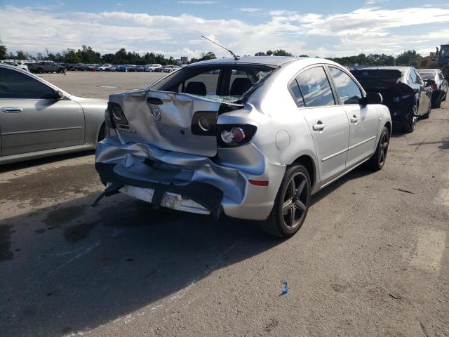 JM1BK12F471660332 - 2007 MAZDA 3 I SILVER photo 4