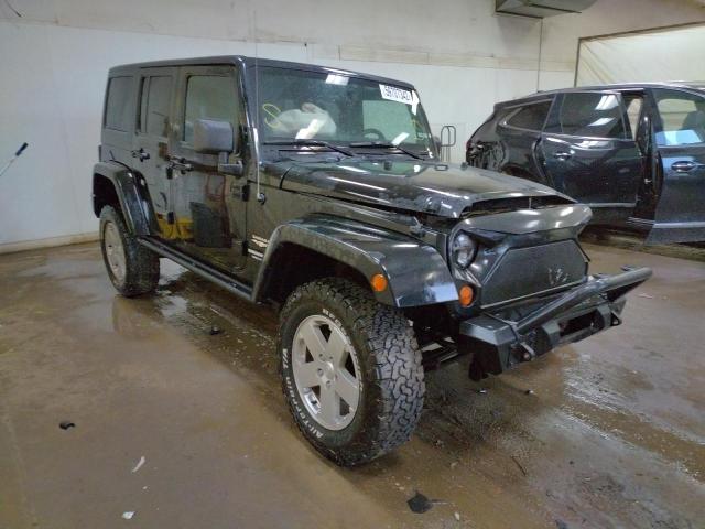 1C4BJWEG8CL262365 - 2012 JEEP WRANGLER U BLACK photo 1