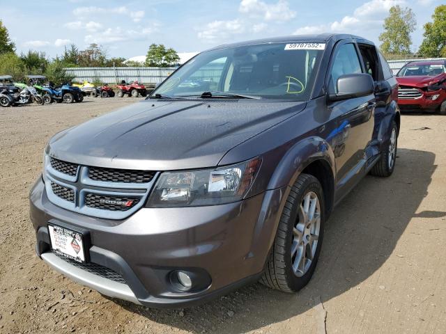 3C4PDDEG2KT732281 - 2019 DODGE JOURNEY GT GRAY photo 2