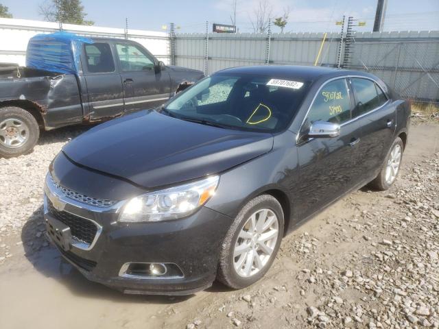 1G11E5SA3GU141696 - 2016 CHEVROLET MALIBU LIM 灰色 照片 2