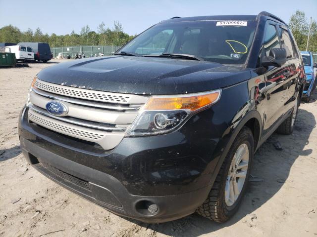 1FM5K8B84FGB21823 - 2015 FORD EXPLORER BLACK photo 2