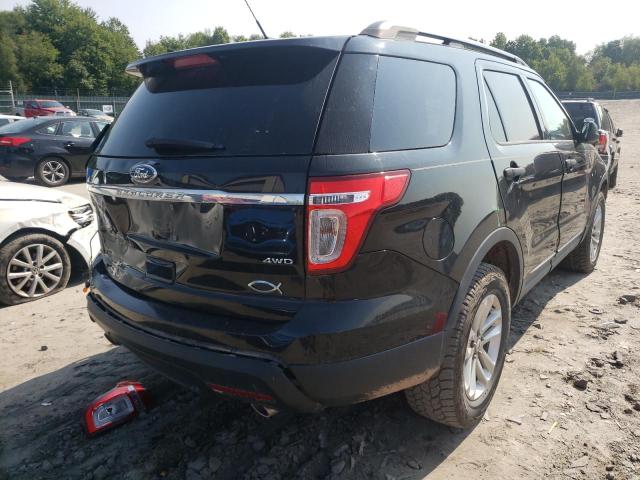 1FM5K8B84FGB21823 - 2015 FORD EXPLORER BLACK photo 4