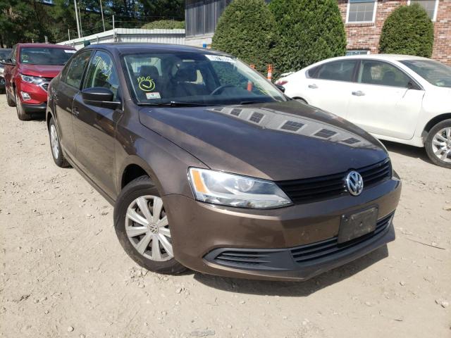 3VW2K7AJXEM325694 - 2014 VOLKSWAGEN JETTA BASE 棕色 照片 1