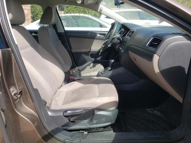 3VW2K7AJXEM325694 - 2014 VOLKSWAGEN JETTA BASE 棕色 照片 5
