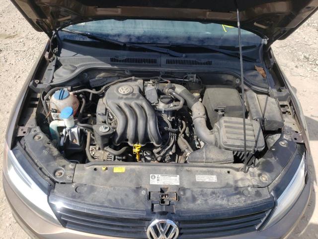 3VW2K7AJXEM325694 - 2014 VOLKSWAGEN JETTA BASE 棕色 照片 7