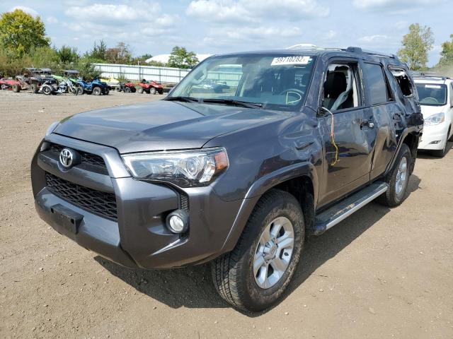 JTEBU5JR3K5664933 - 2019 TOYOTA 4RUNNER GRAY photo 2