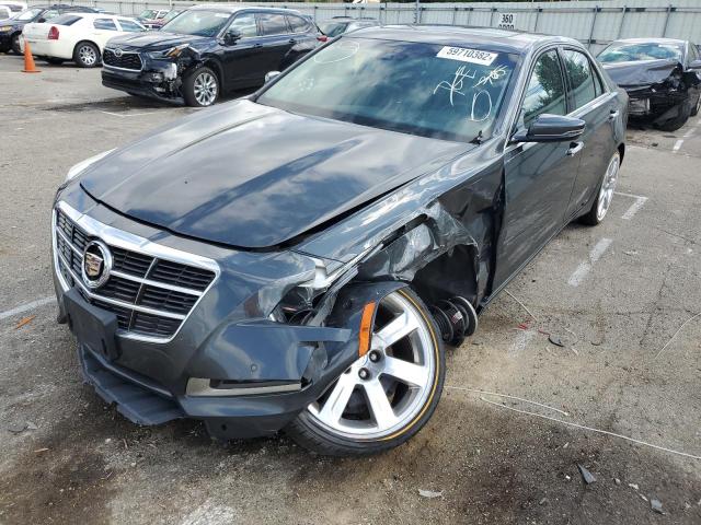 1G6AY5SX6E0157840 - 2014 CADILLAC CTS PERFOR GRAY photo 2